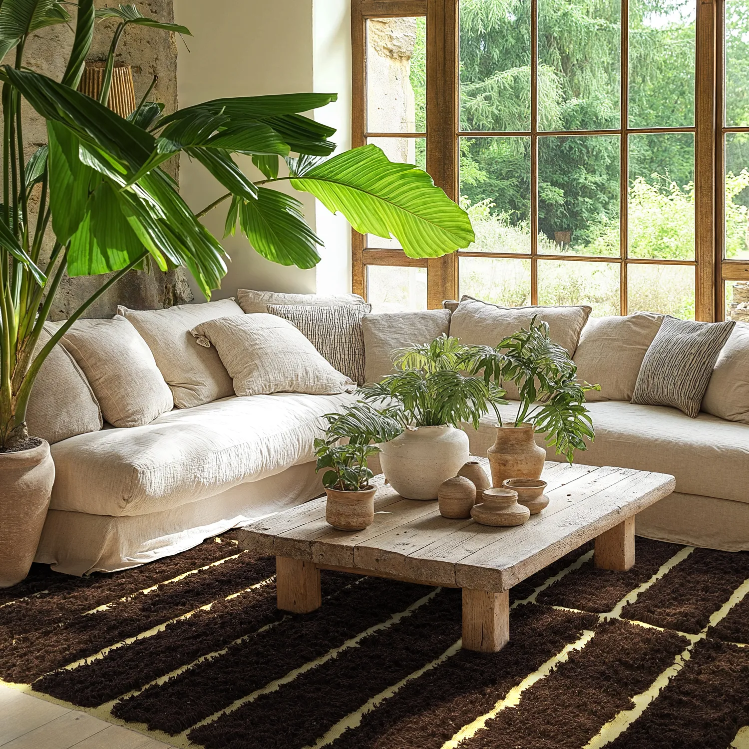 Ryetepper - Ikara Natural Cotton Shaggy (brun)