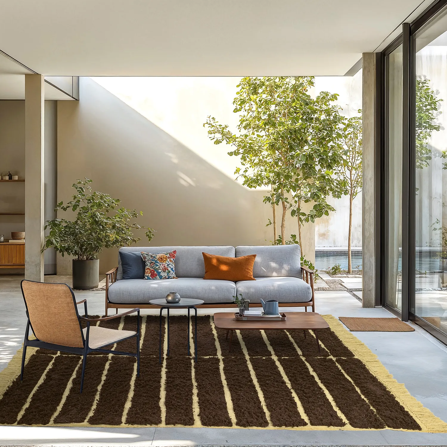 Ryetepper - Ikara Natural Cotton Shaggy (brun)