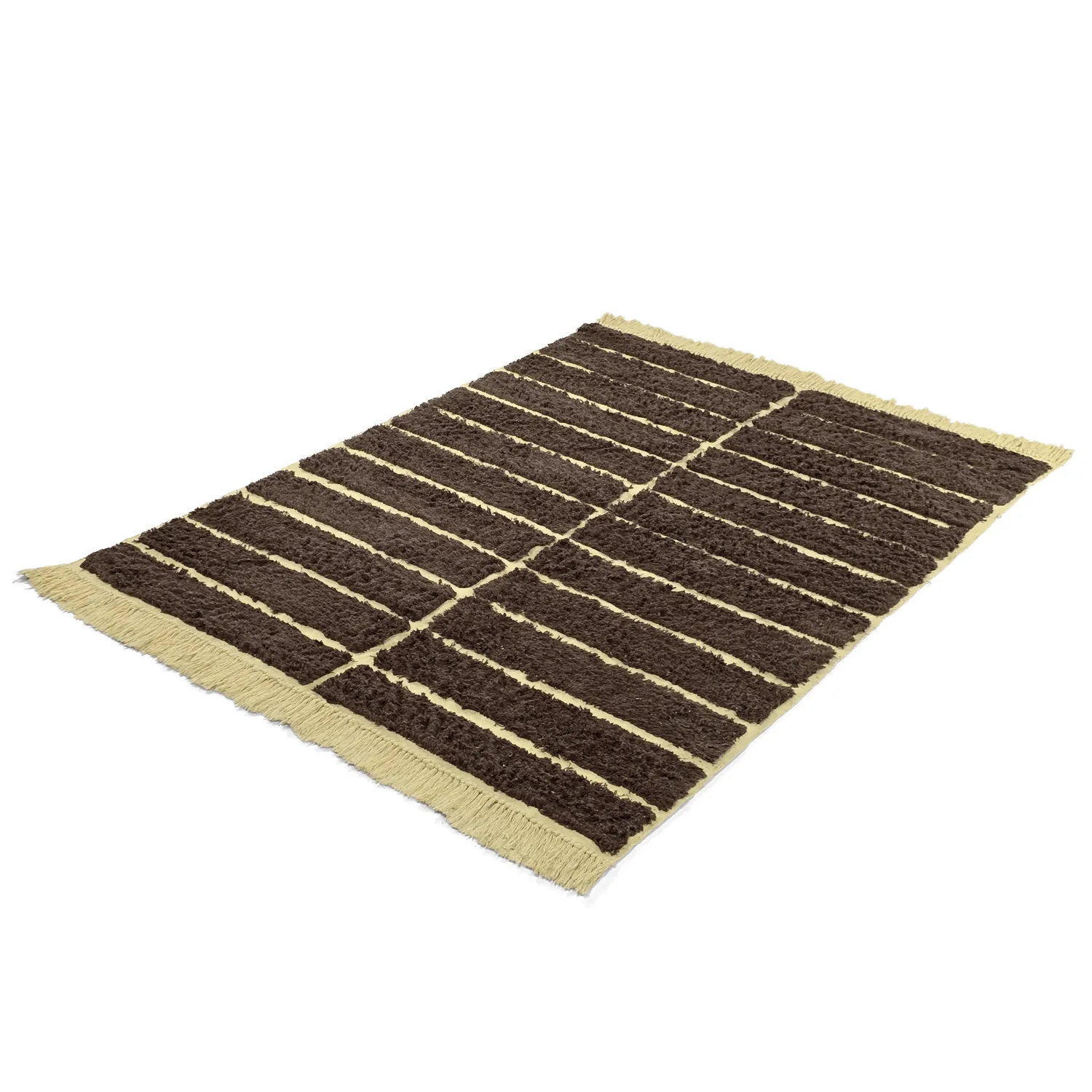 Ryetepper - Ikara Natural Cotton Shaggy (brun)