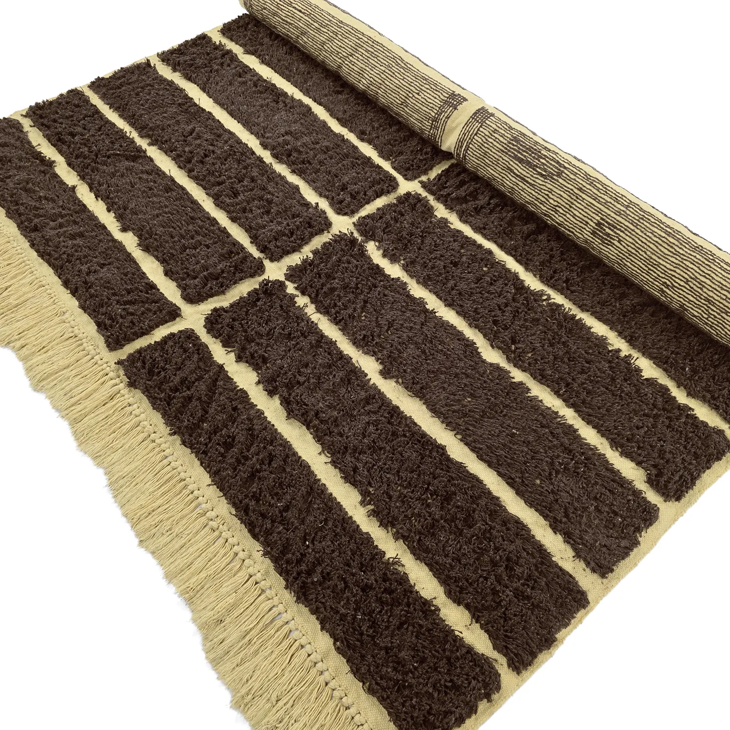 Ryetepper - Ikara Natural Cotton Shaggy (brun)