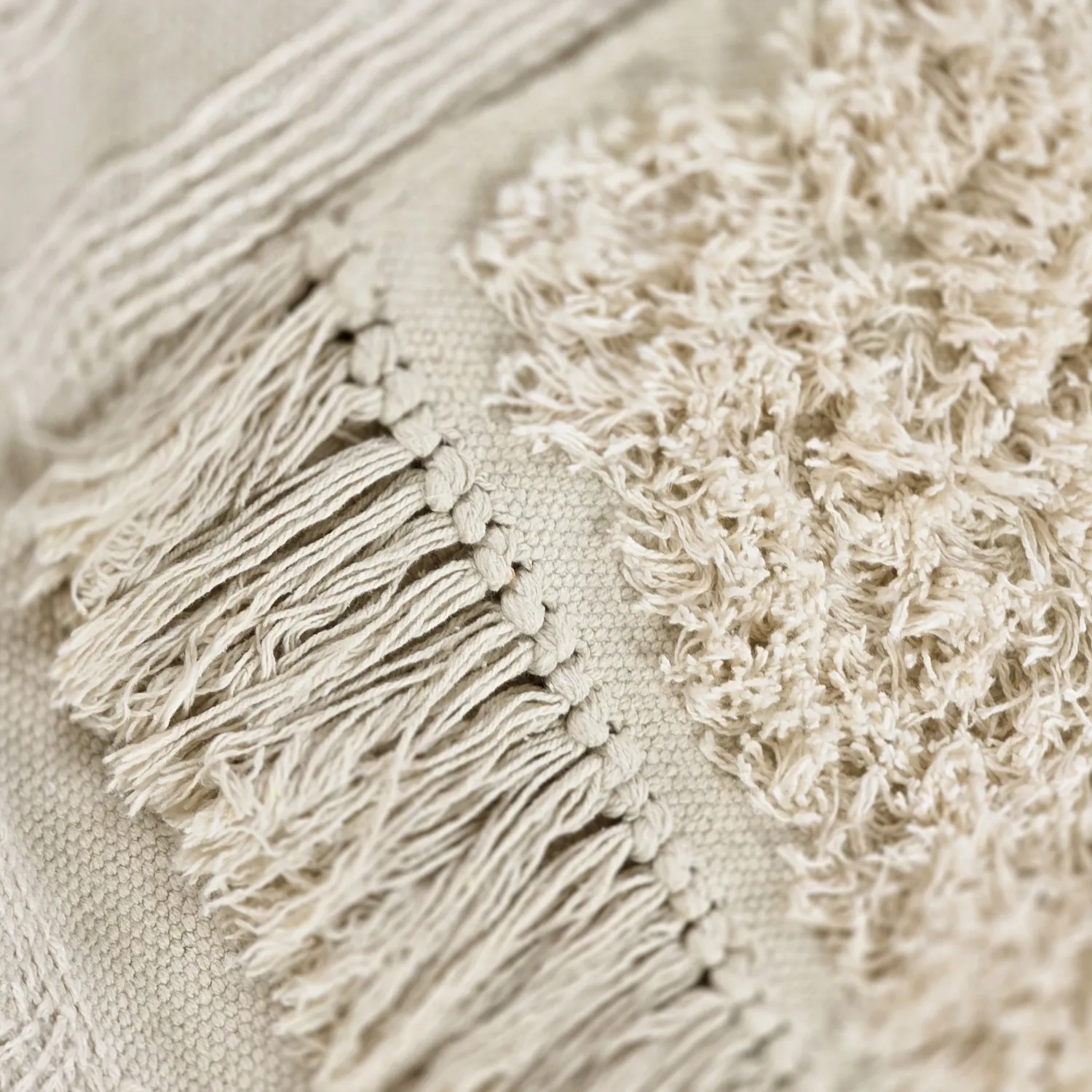 Ryetepper - Ikara Natural Cotton Shaggy (krem)
