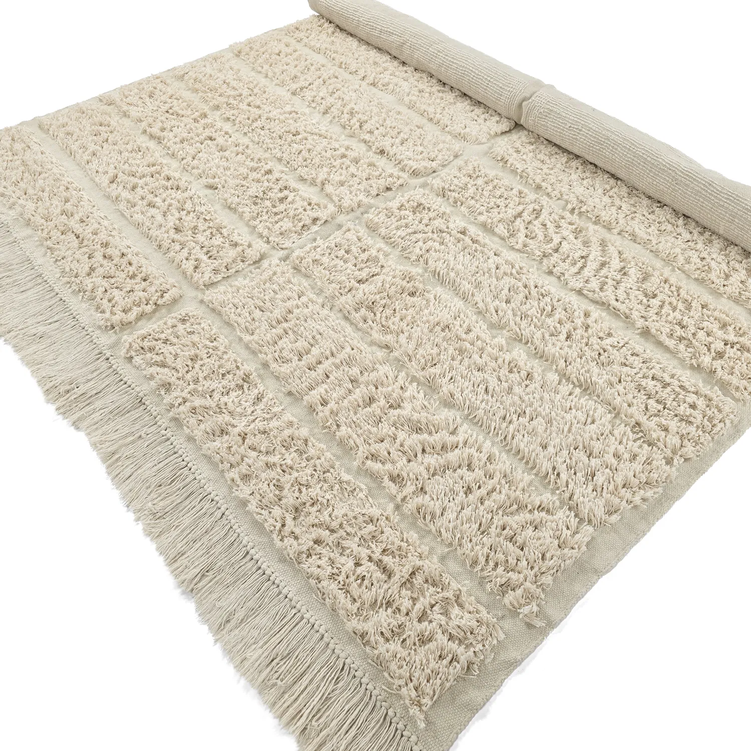 Ryetepper - Ikara Natural Cotton Shaggy (krem)