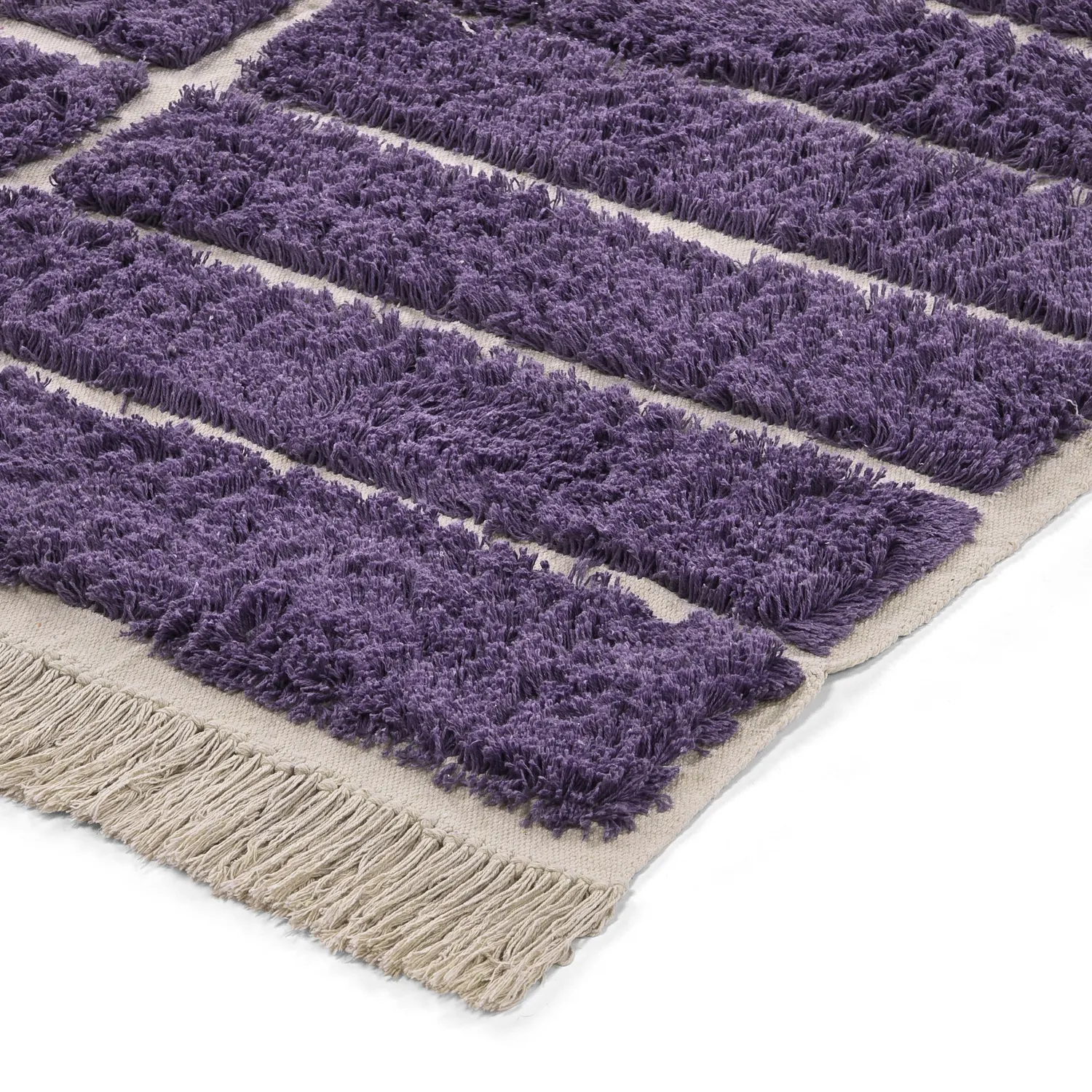 Ryetepper - Ikara Natural Cotton Shaggy (lilla)