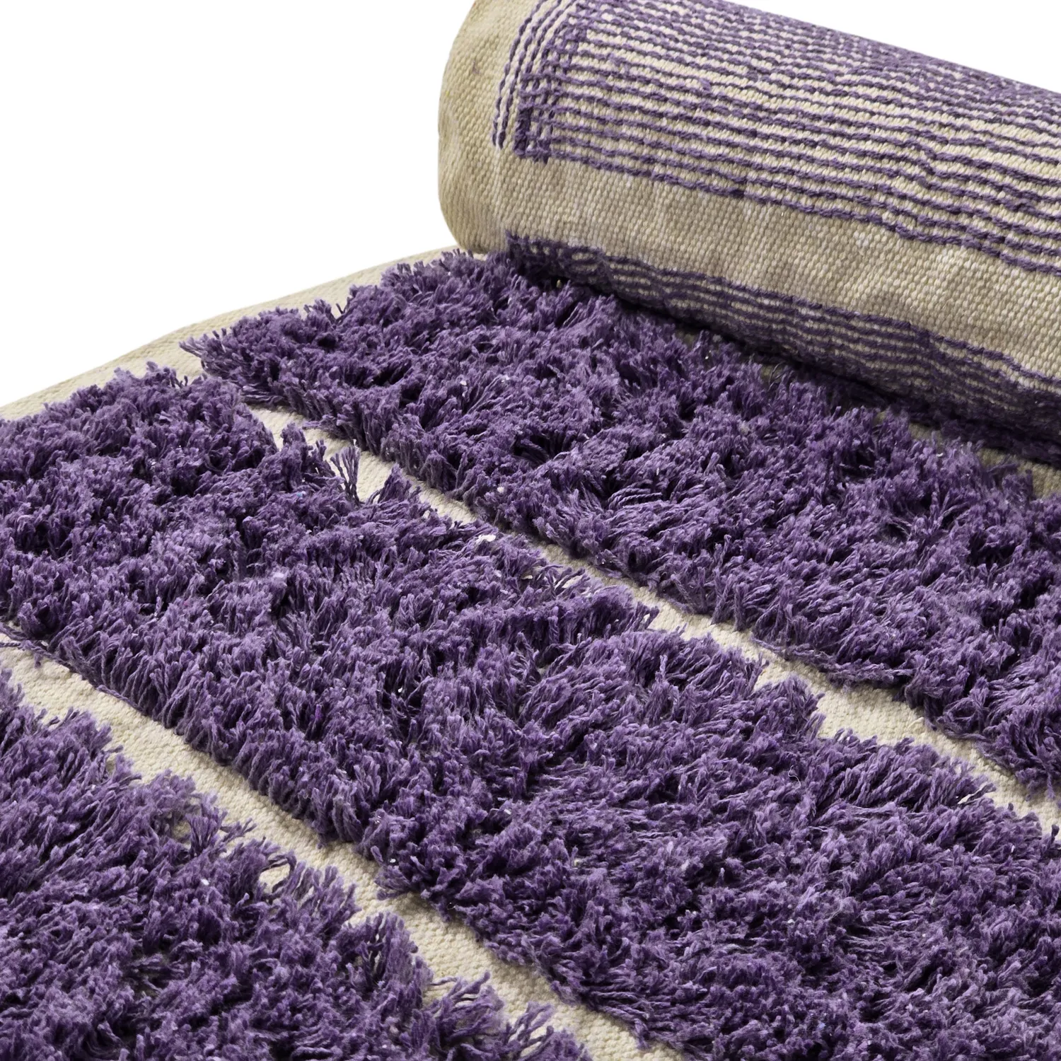 Ryetepper - Ikara Natural Cotton Shaggy (lilla)
