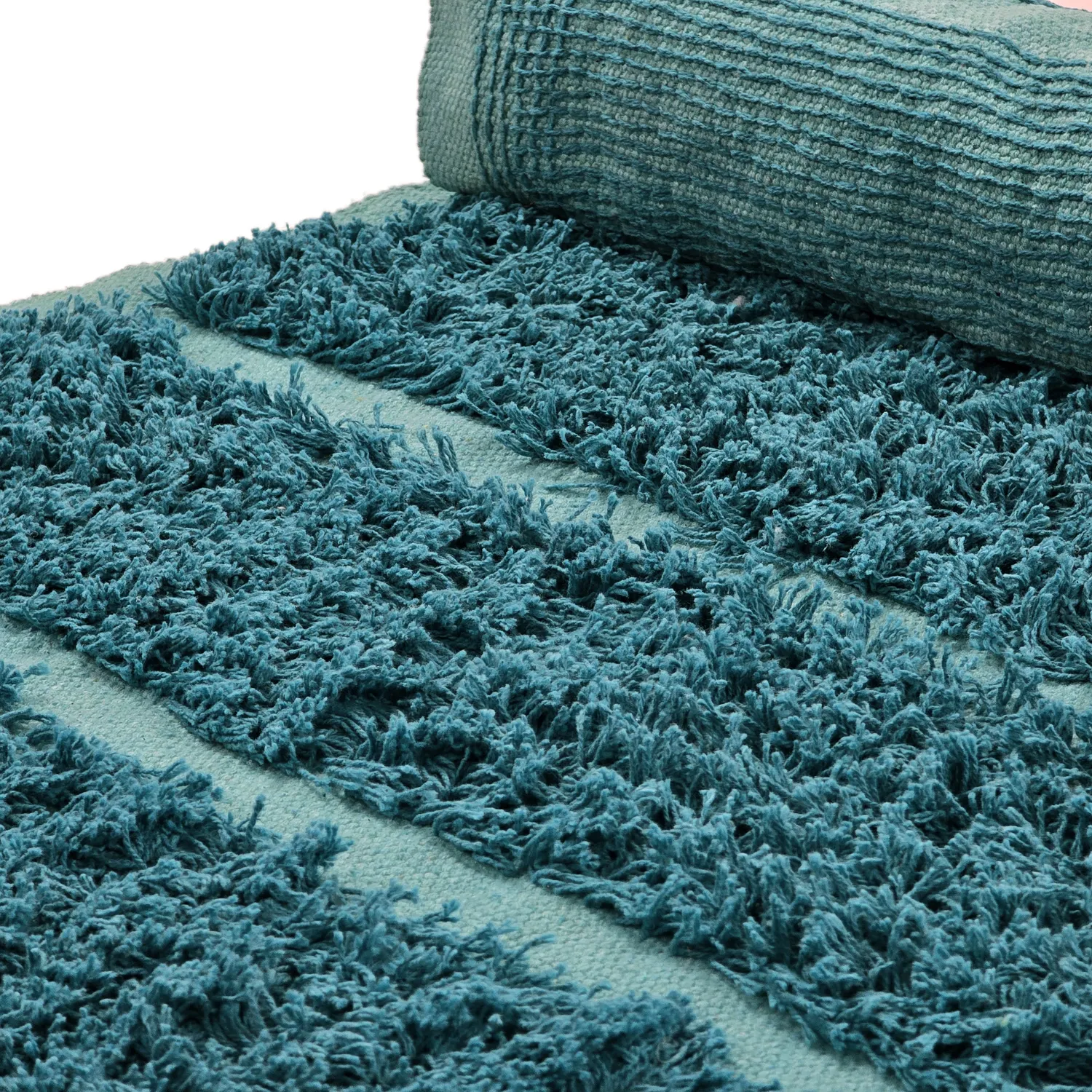 Ryetepper - Ikara Natural Cotton Shaggy (turkis)