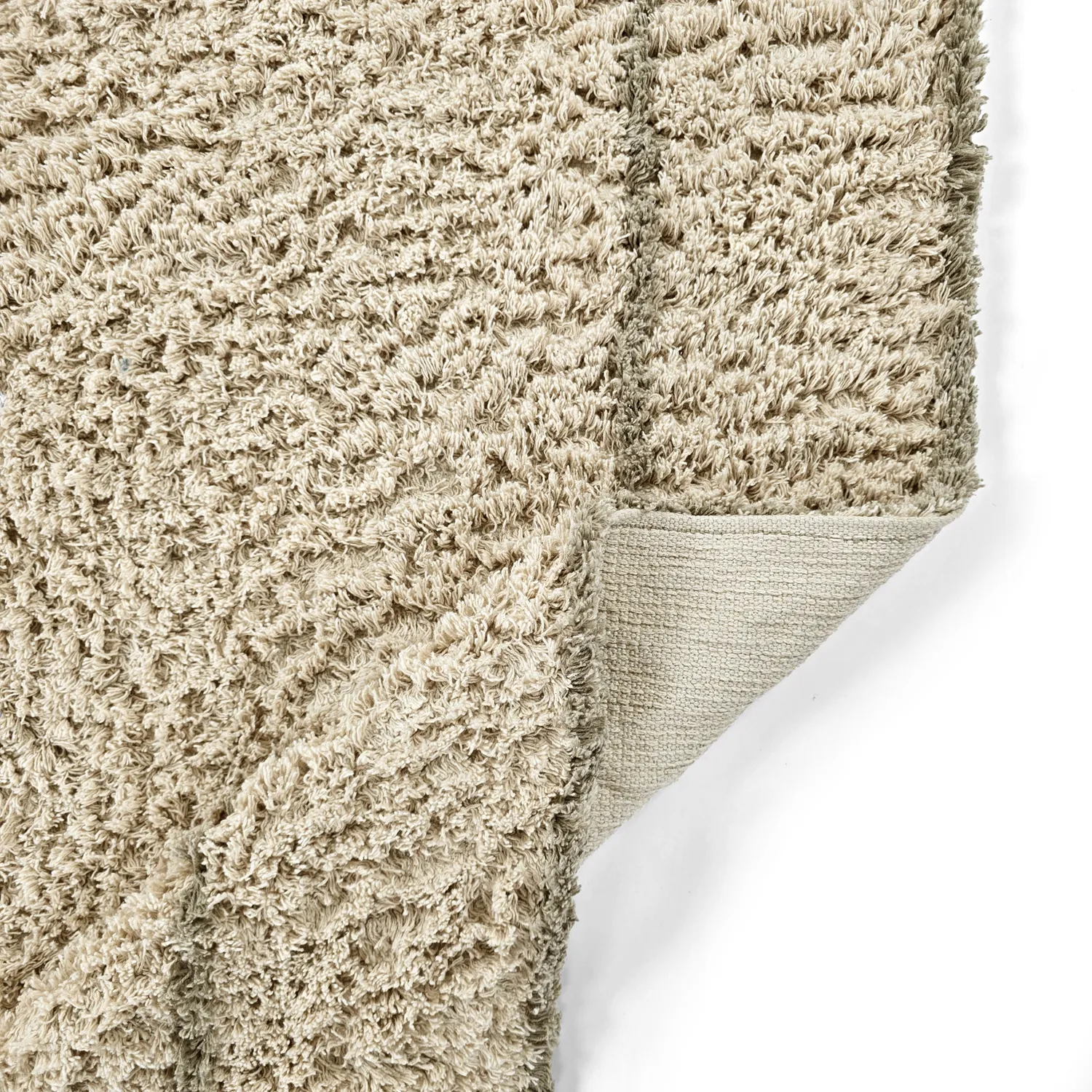 Ryetepper - Kairi Natural Cotton Shaggy (beige/taupe)