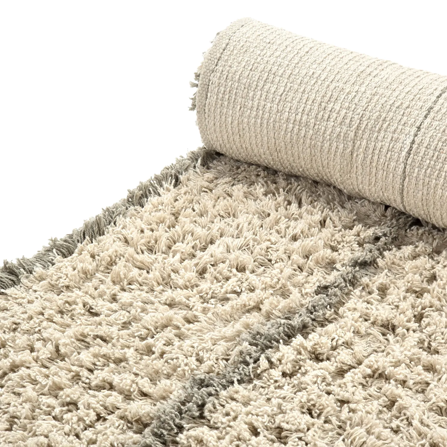 Ryetepper - Kairi Natural Cotton Shaggy (beige/taupe)