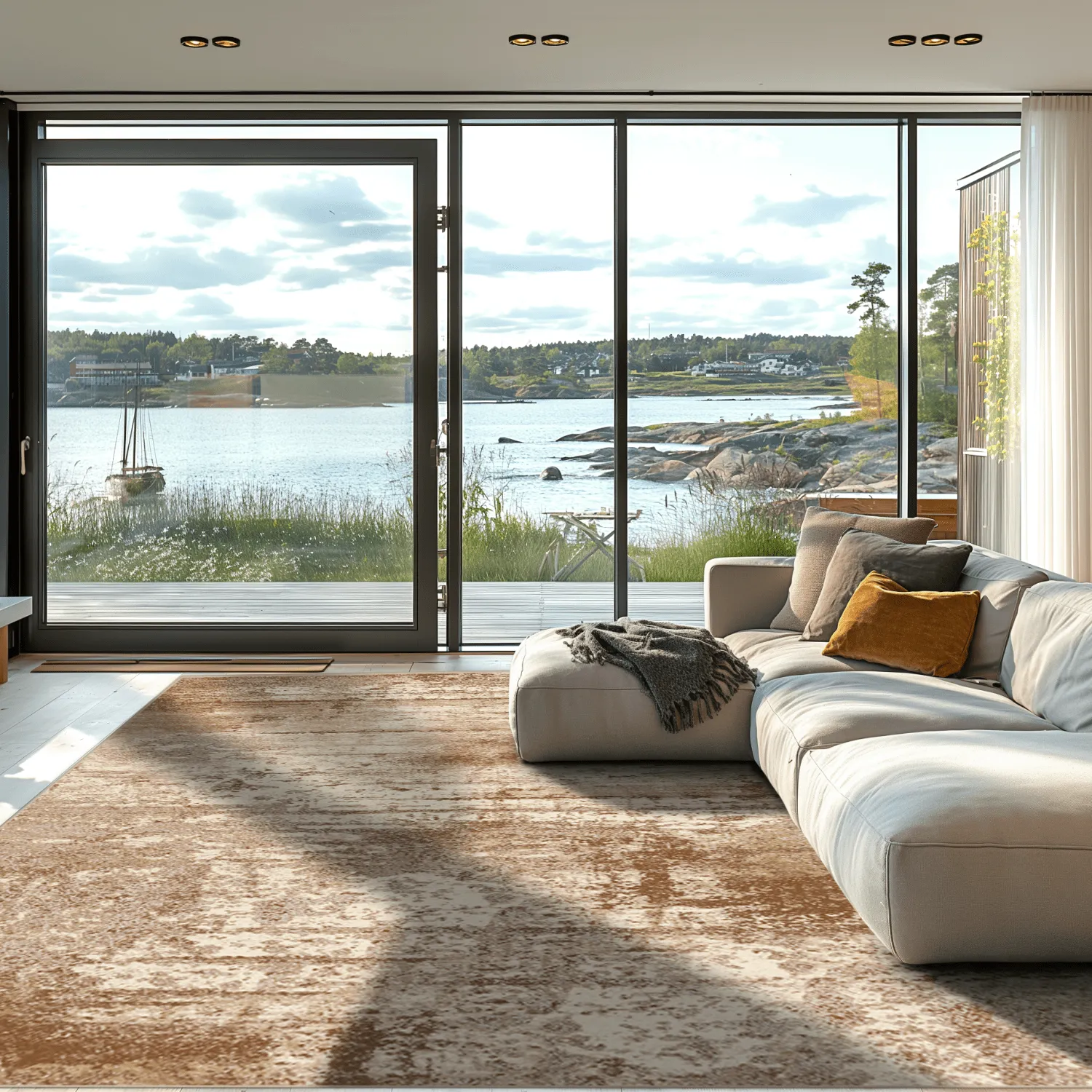 Wilton-teppe - Kebira (beige)