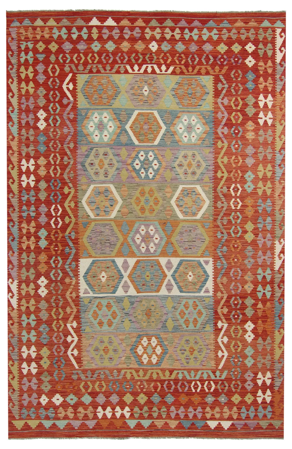 Orientalsk kelimteppe 303 x 199 cm