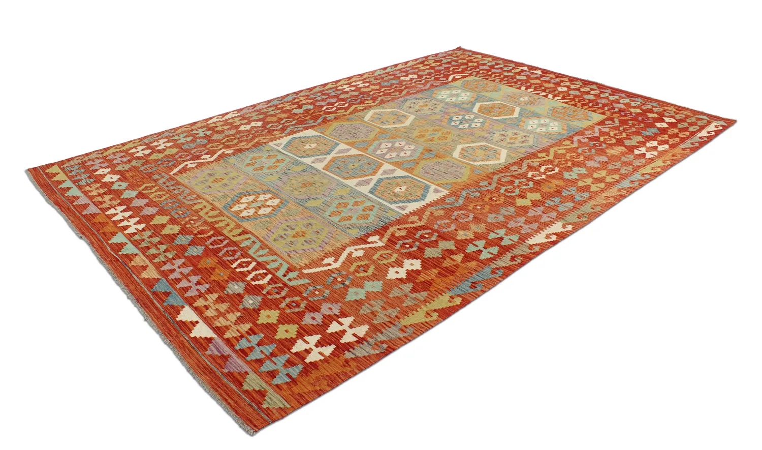 Orientalsk kelimteppe 303 x 199 cm