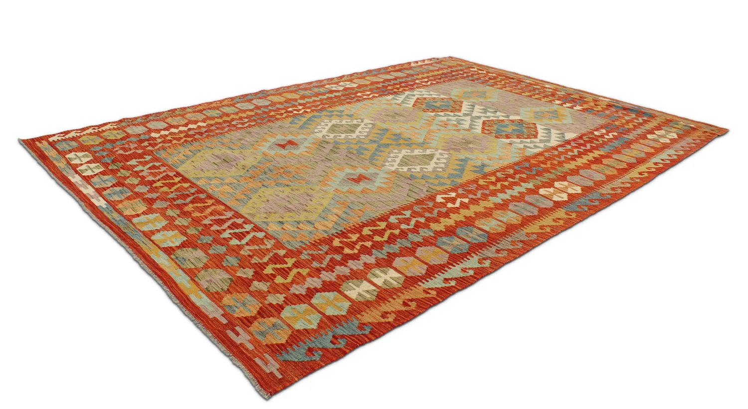 Orientalsk kelimteppe 292 x 202 cm