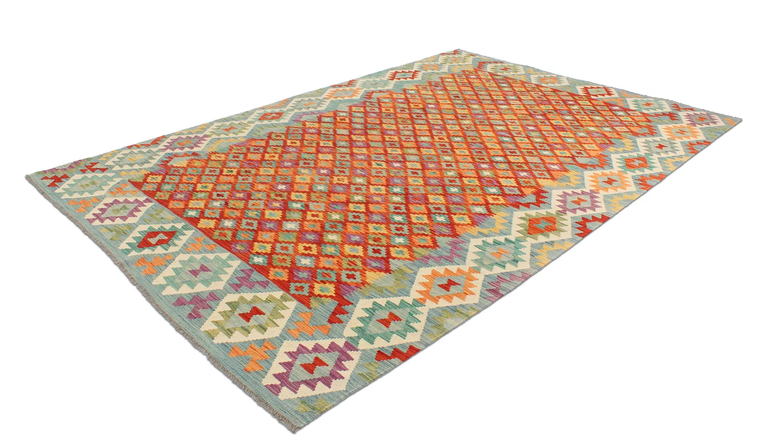 Orientalsk kelimteppe 306 x 202 cm