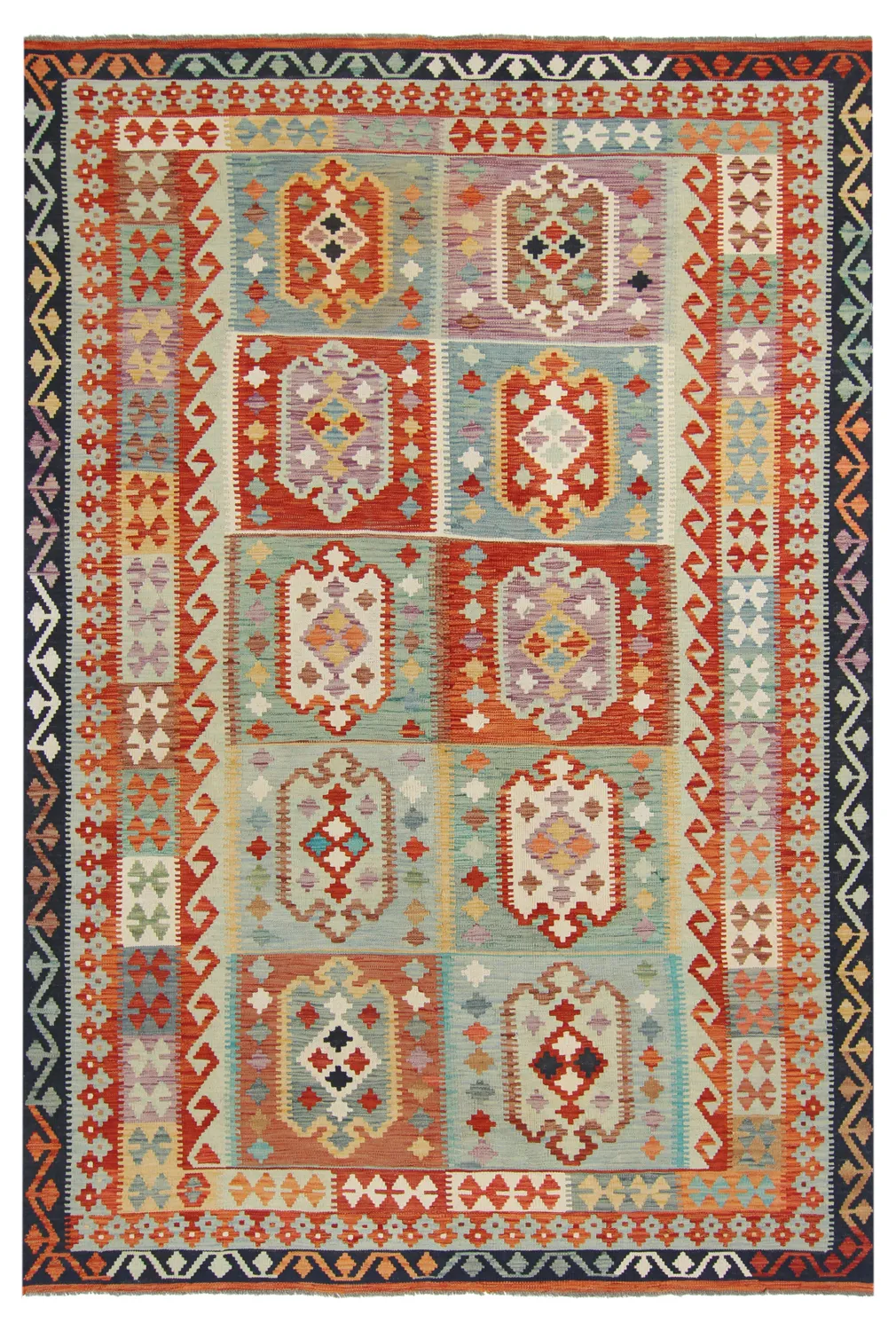 Orientalsk kelimteppe 291 x 199 cm