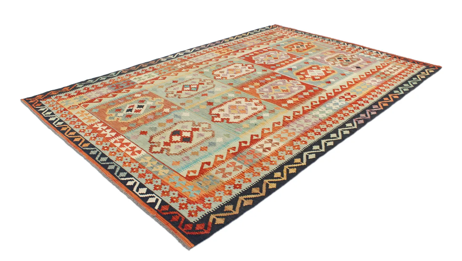 Orientalsk kelimteppe 291 x 199 cm