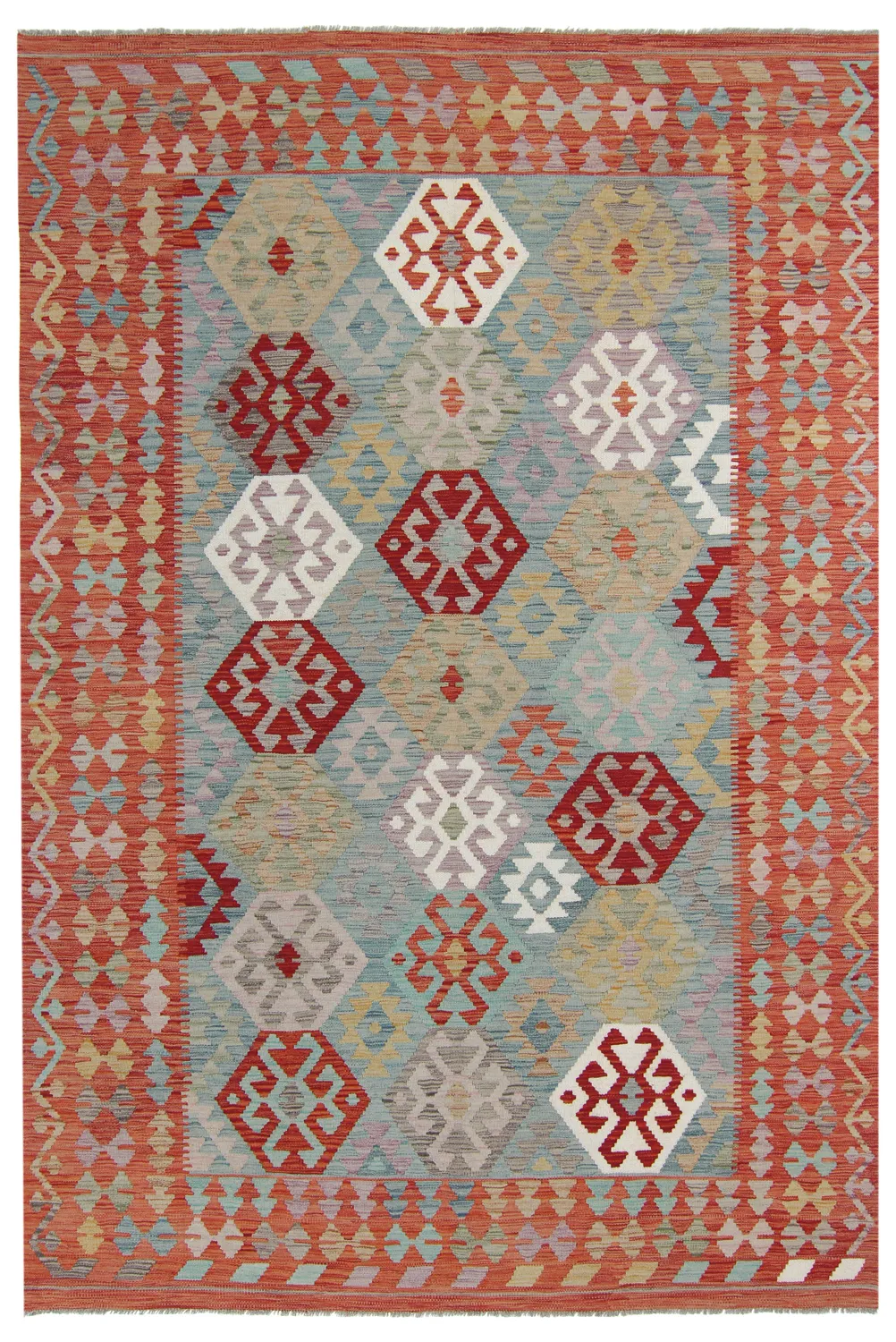 Orientalsk kelimteppe 296 x 202 cm