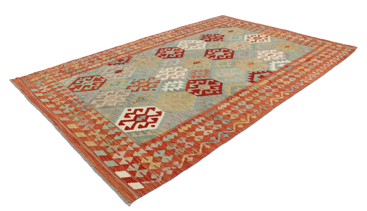 Orientalsk kelimteppe 296 x 202 cm