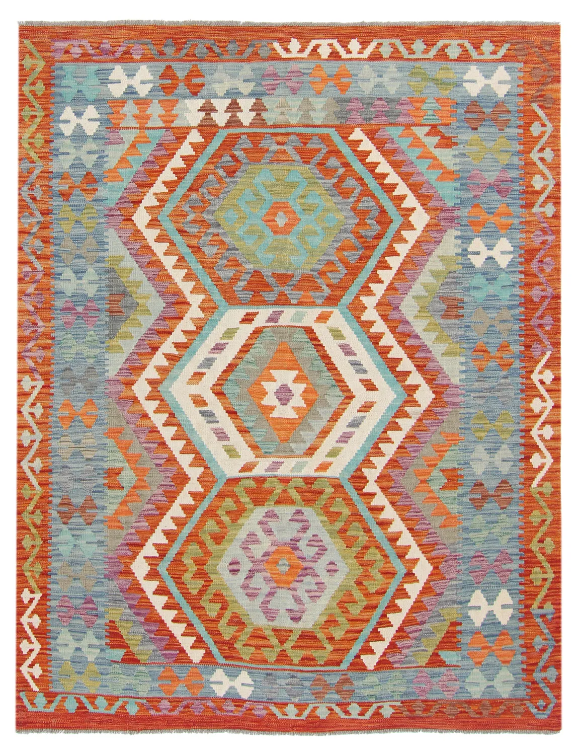 Orientalsk kelimteppe 198 x 155 cm