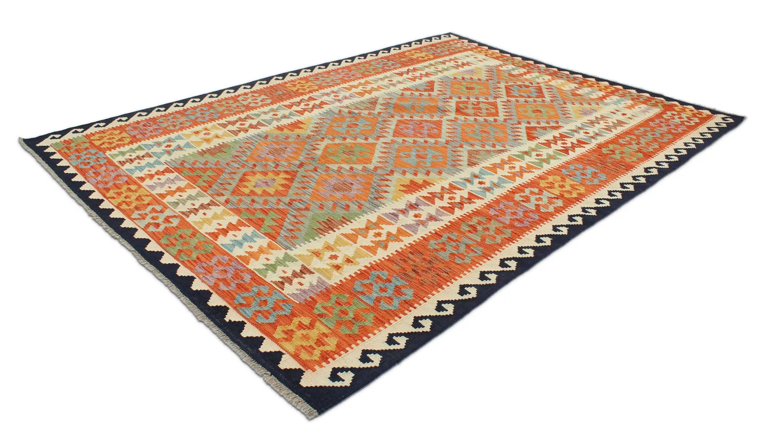 Orientalsk kelimteppe 247 x 177 cm