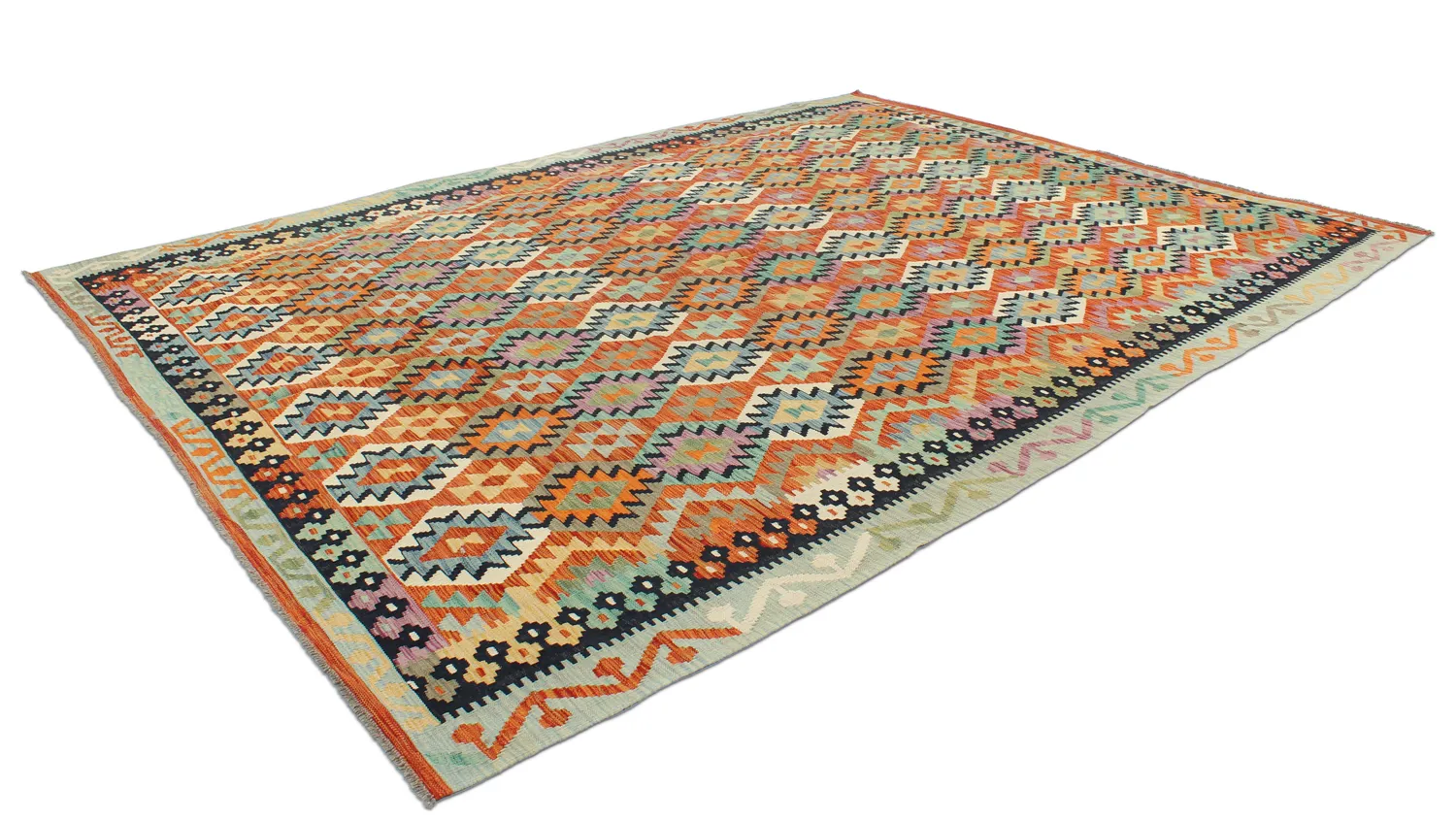 Orientalsk kelimteppe 345 x 262 cm