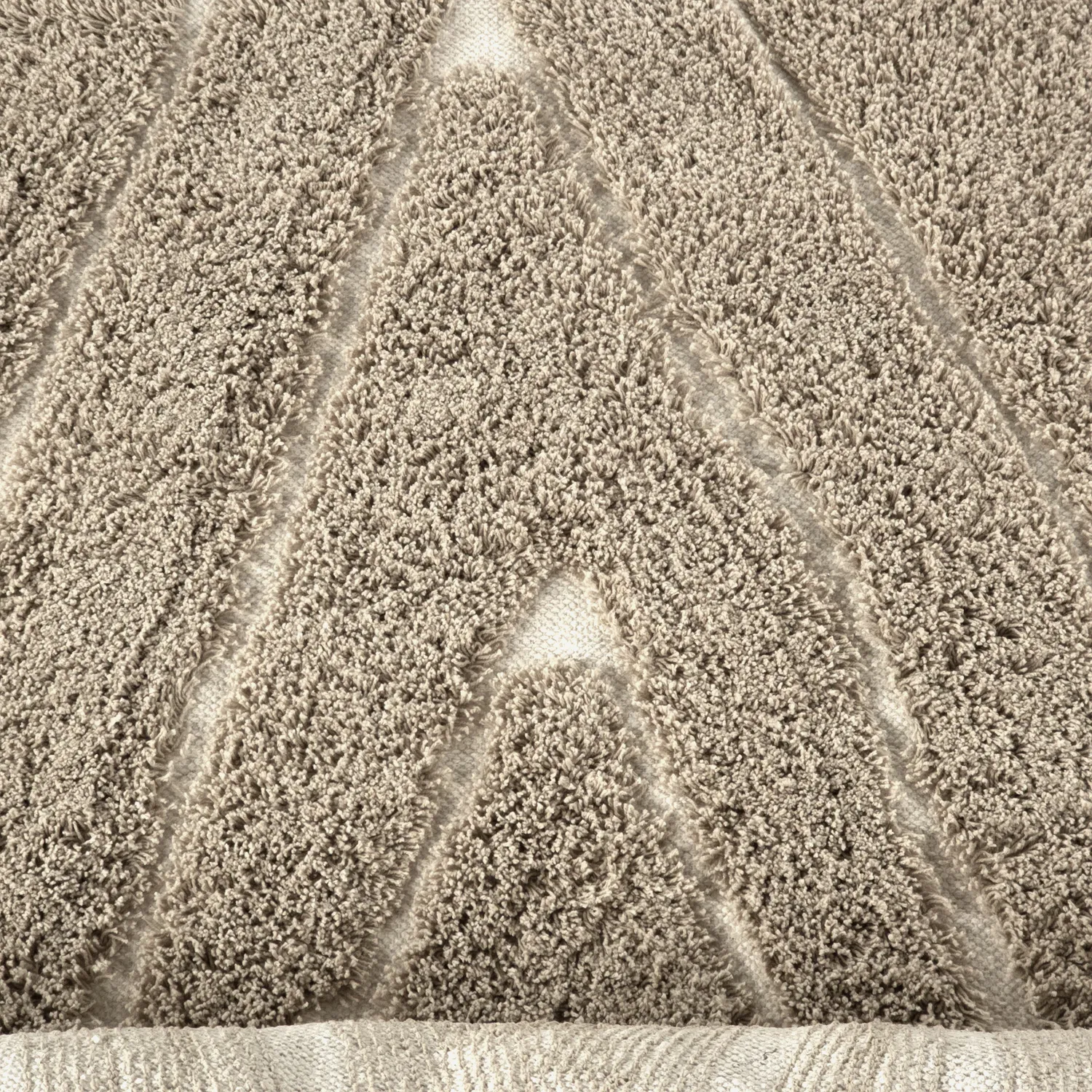 Ryetepper - Kindon Natural Cotton Shaggy (beige/hvit)