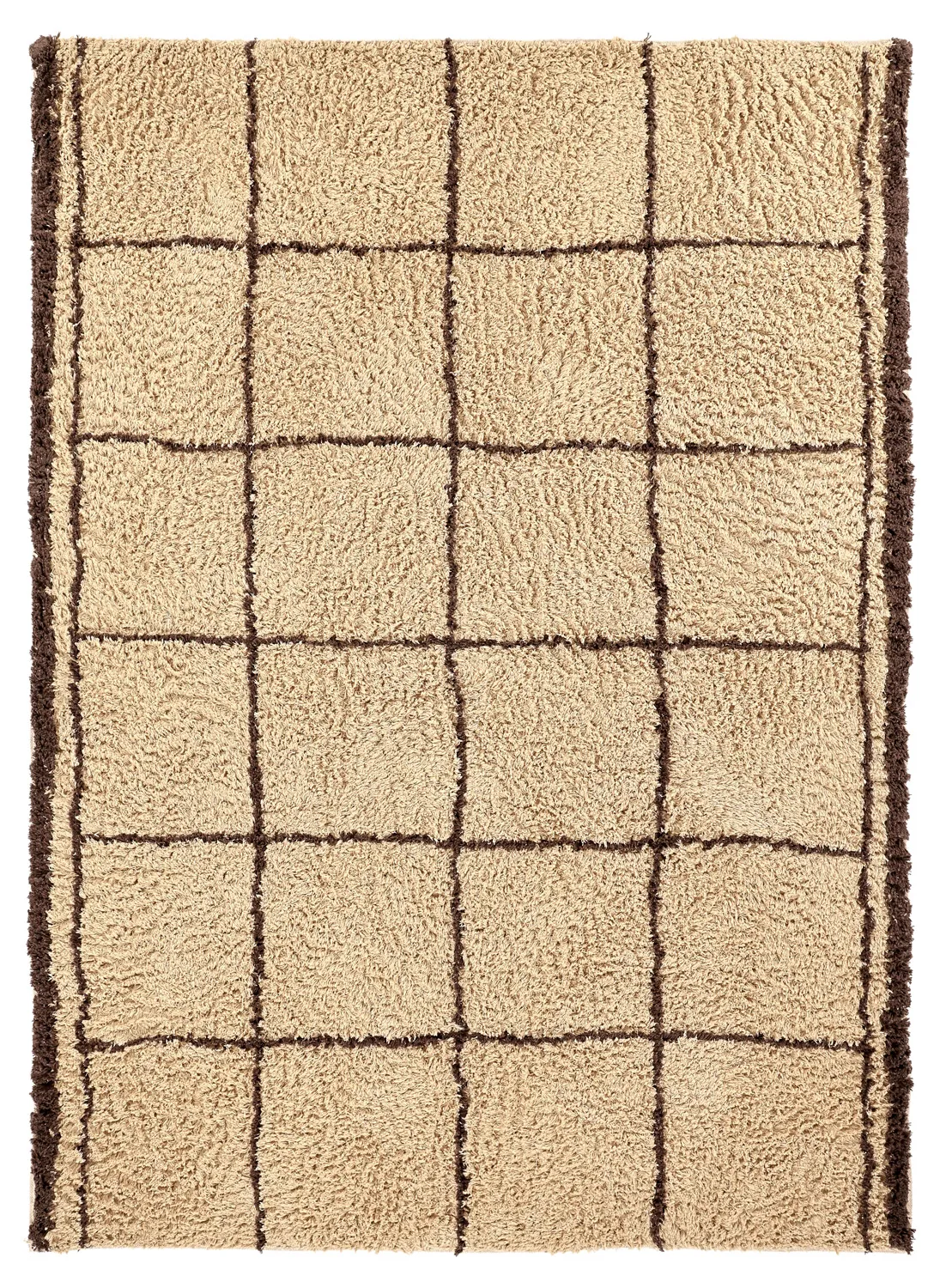 Ryetepper - Lana Natural Cotton Shaggy (beige/brun)