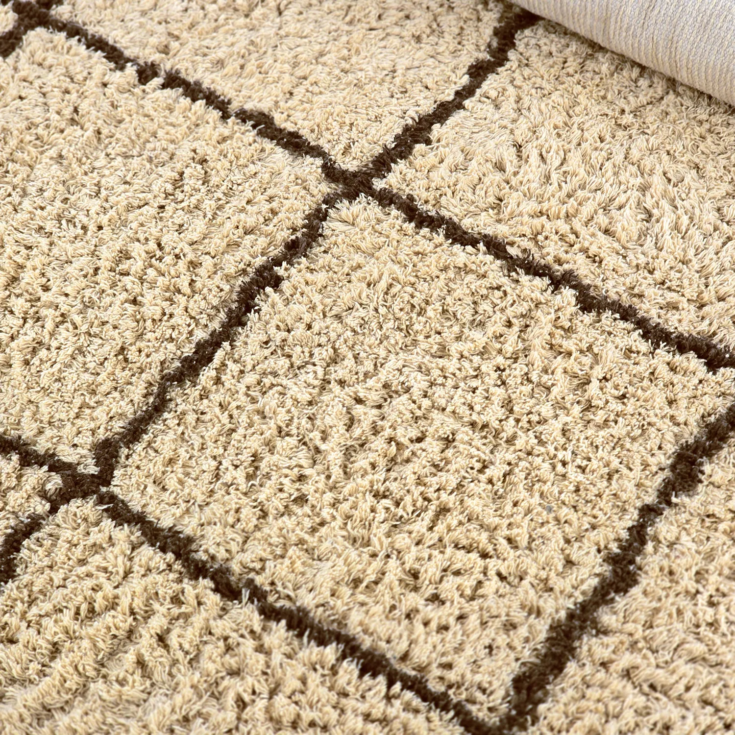 Ryetepper - Lana Natural Cotton Shaggy (beige/brun)