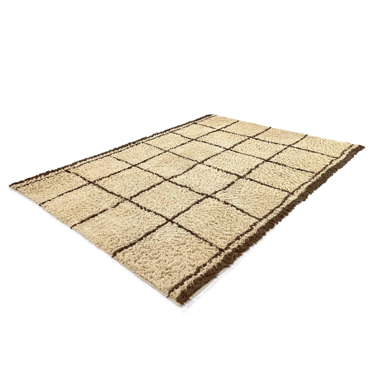 Ryetepper - Lana Natural Cotton Shaggy (beige/brun)