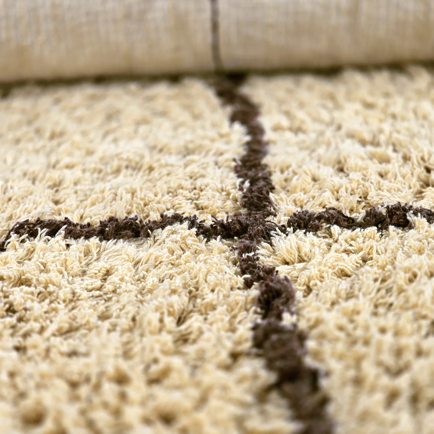 Ryetepper - Lana Natural Cotton Shaggy (beige/brun)