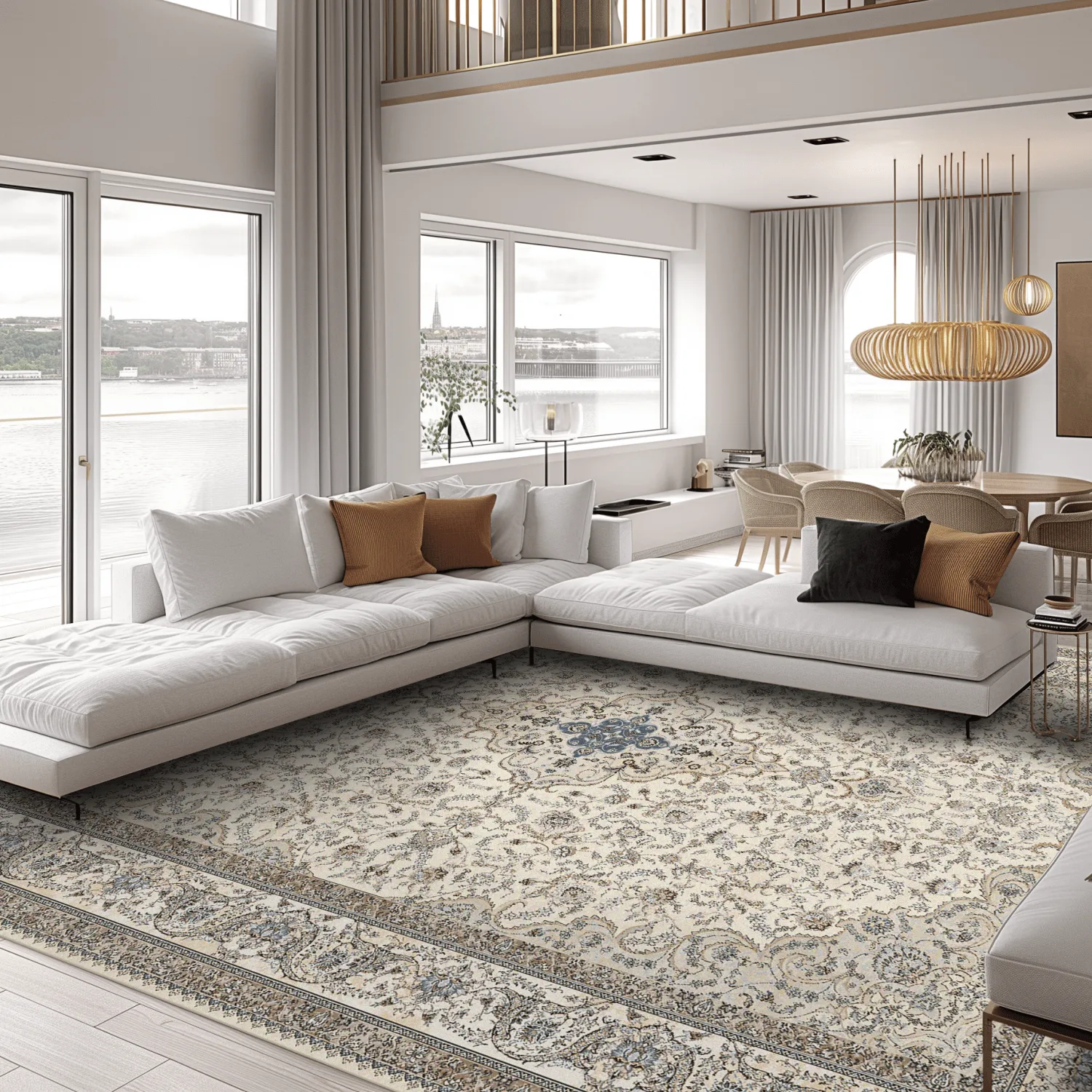 Wilton-teppe - Lena (beige)