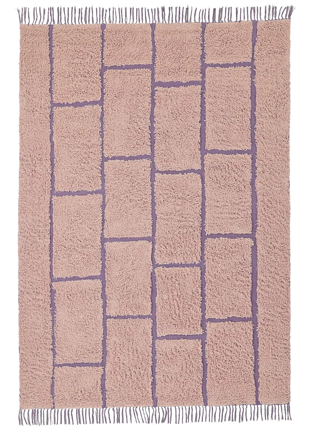 Ryetepper - Lindley Natural Cotton Shaggy (rosa/lilla)