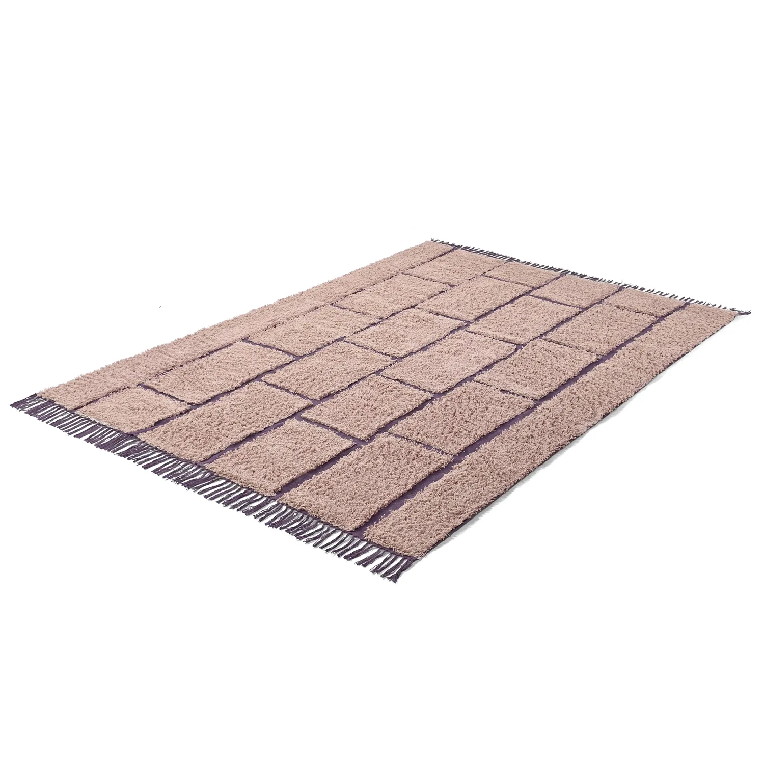 Ryetepper - Lindley Natural Cotton Shaggy (rosa/lilla)