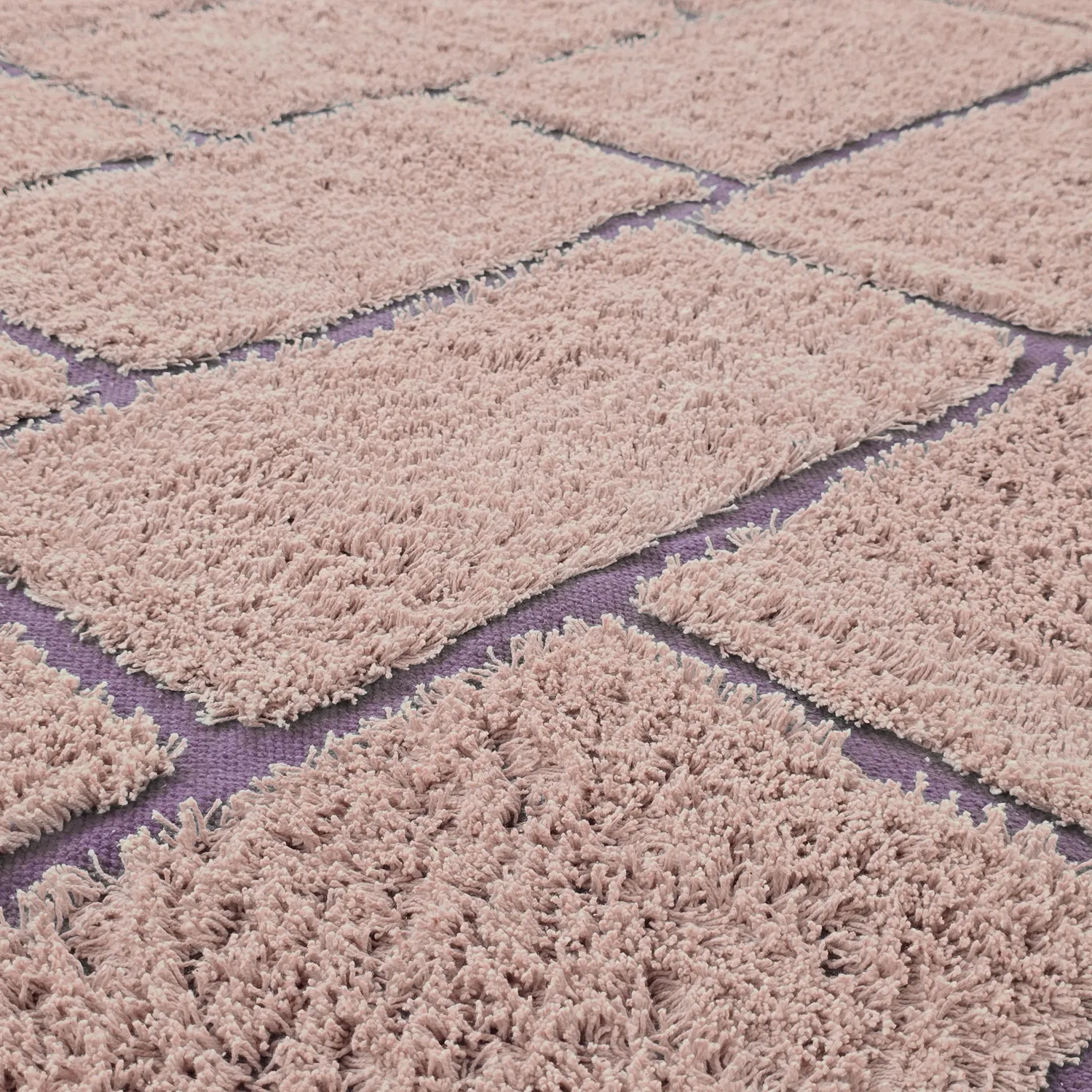 Ryetepper - Lindley Natural Cotton Shaggy (rosa/lilla)