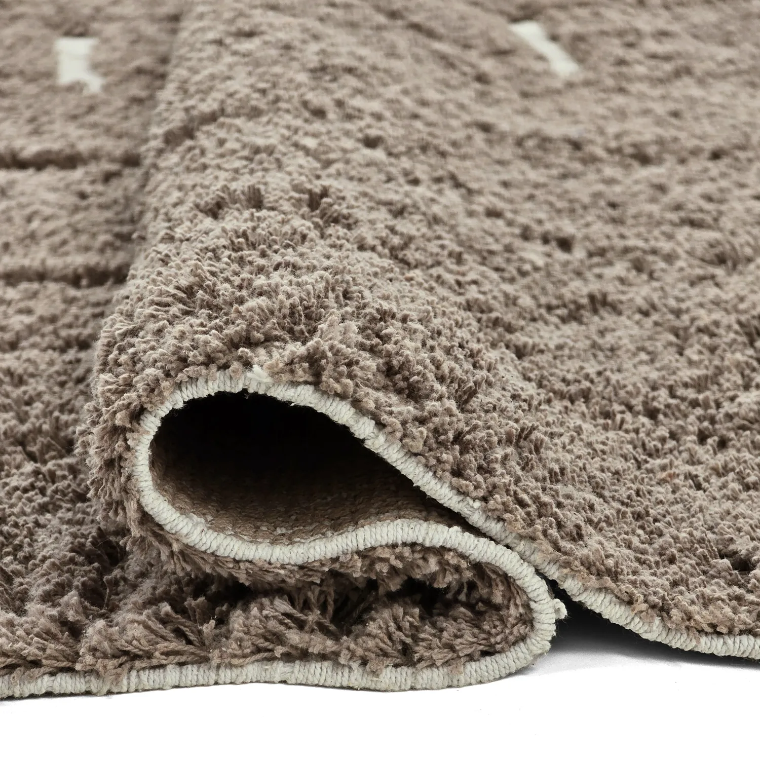 Ryetepper - Lindley Natural Cotton Shaggy (taupe/grå)