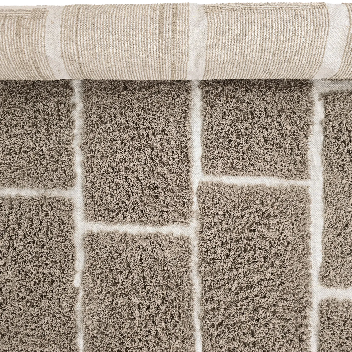 Ryetepper - Lindley Natural Cotton Shaggy (taupe/grå)