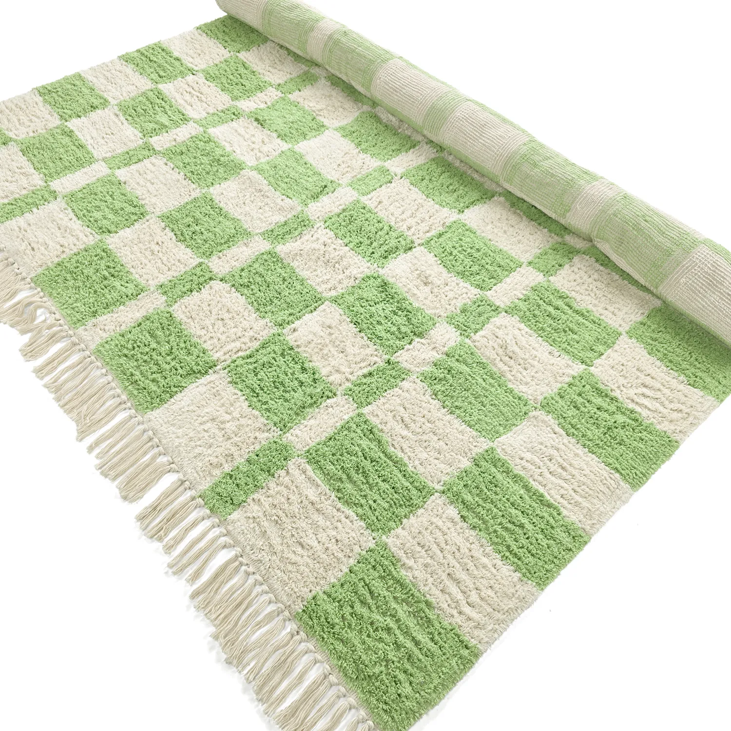 Ryetepper - Maranello Natural Cotton Shaggy (grønn)