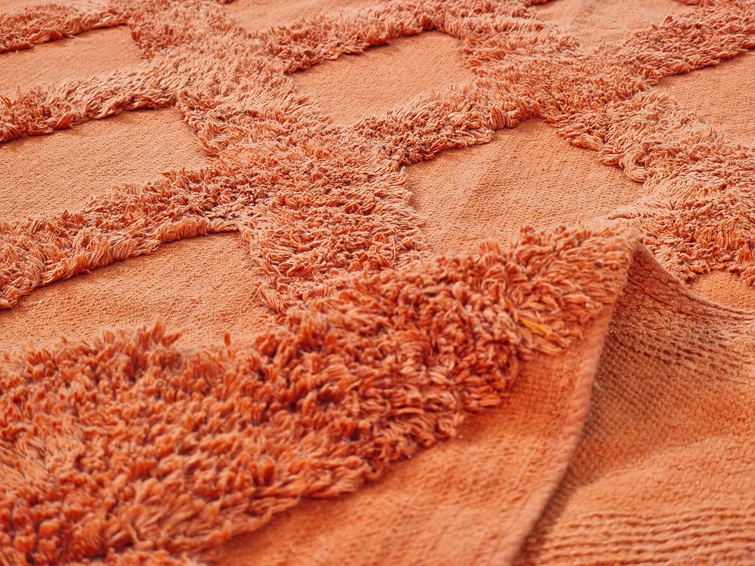 Ryetepper - Pamplona Natural Cotton Shaggy (terracotta)