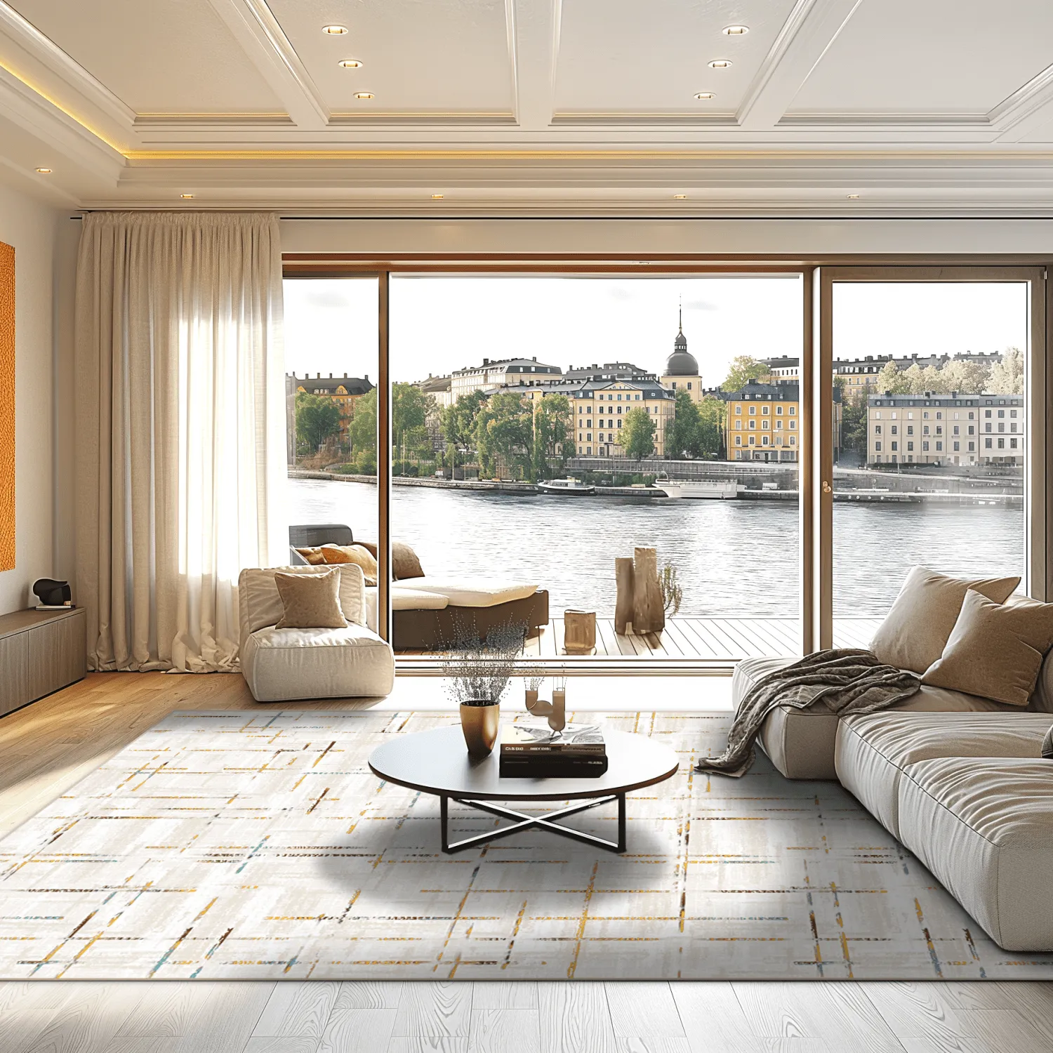Wilton-teppe - Selcuk (beige)