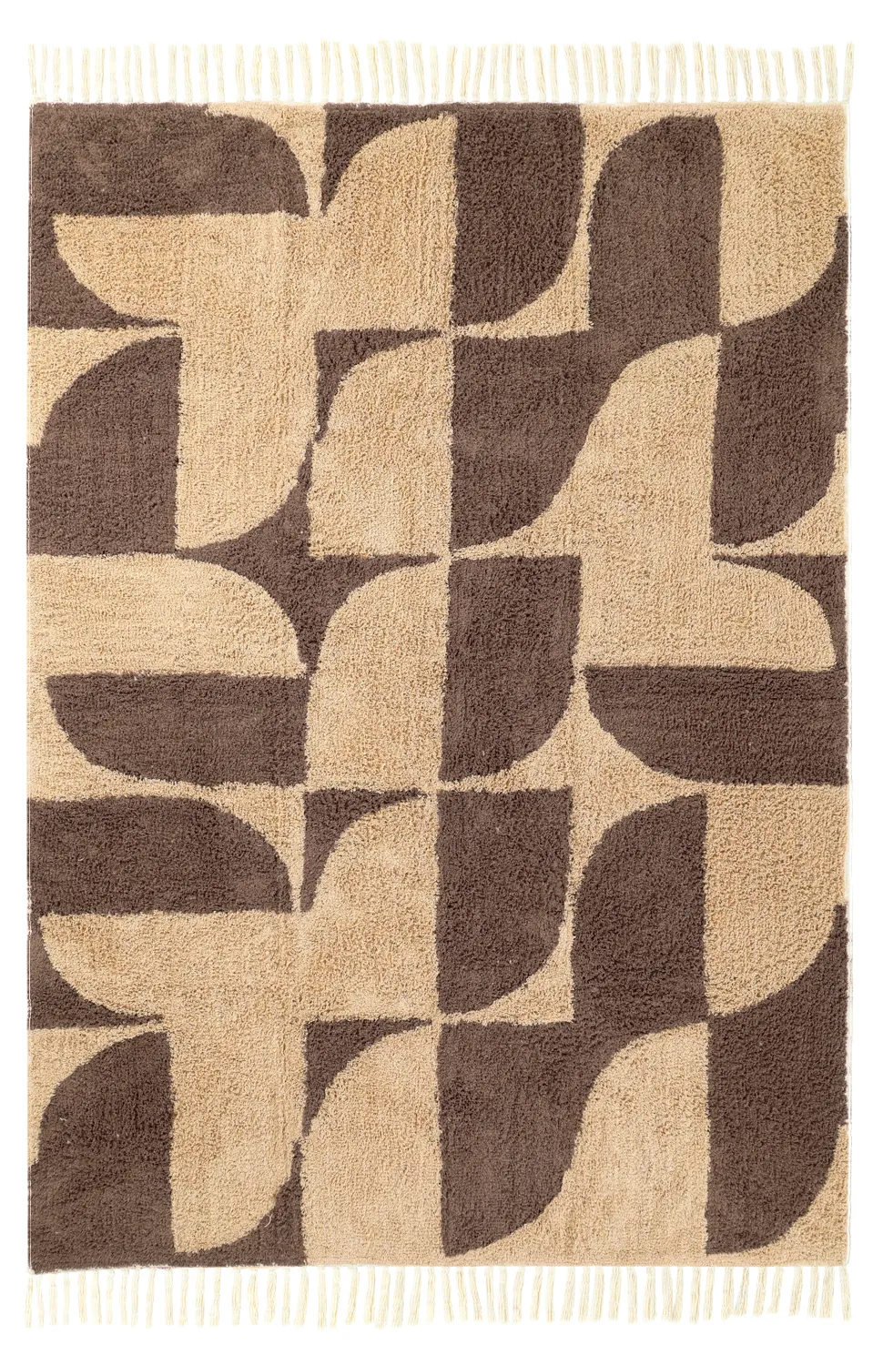 Ryetepper - Siberia Natural Cotton Shaggy (beige/brun)