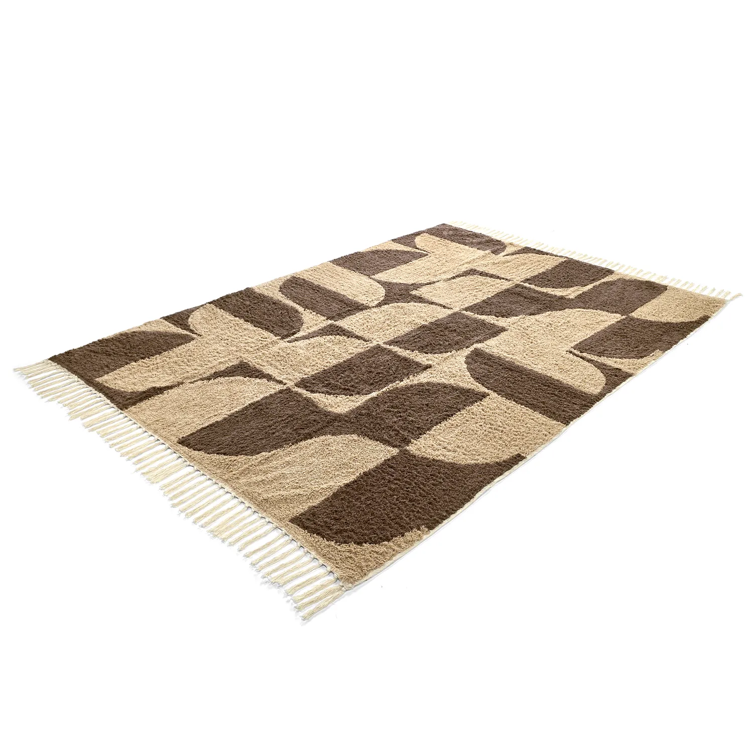 Ryetepper - Siberia Natural Cotton Shaggy (beige/brun)