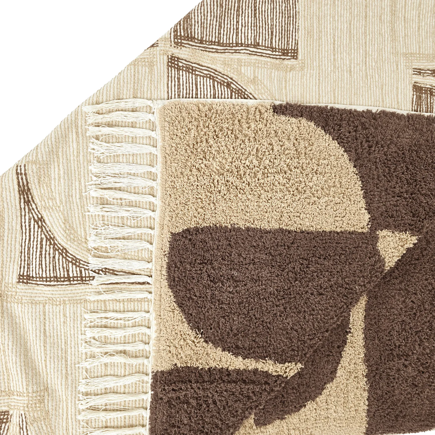 Ryetepper - Siberia Natural Cotton Shaggy (beige/brun)