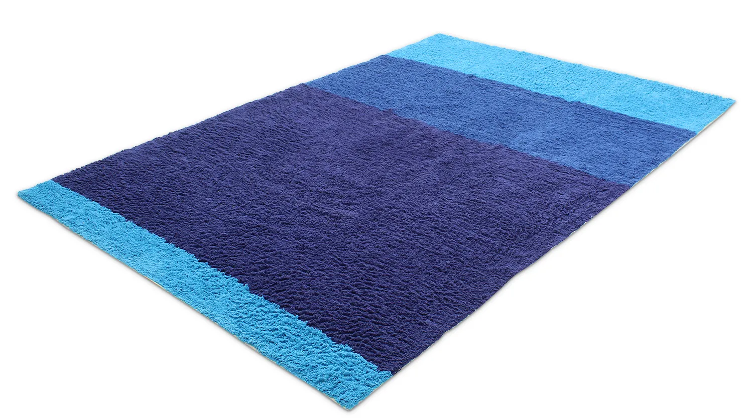 Ryetepper - Taro Natural Cotton Shaggy (blå)