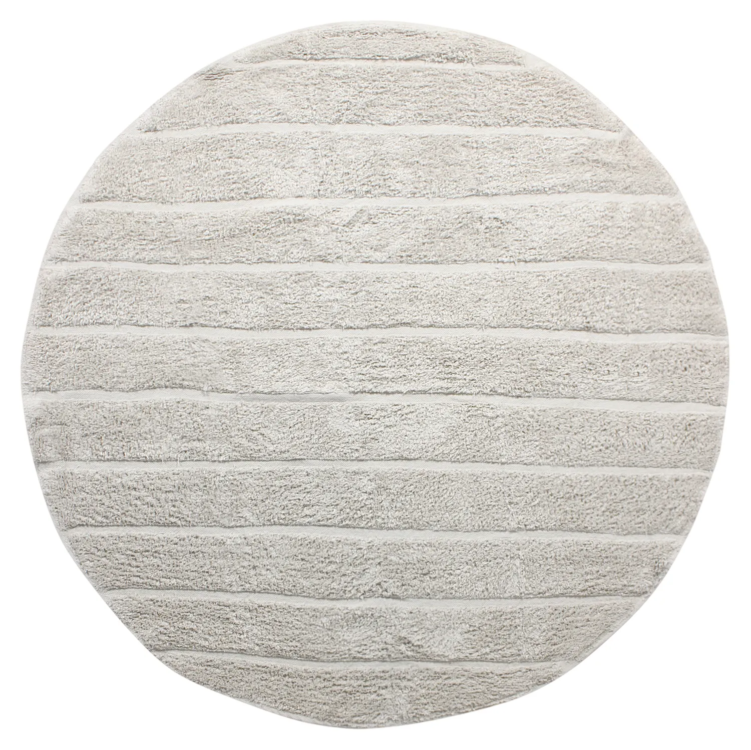 Runde tepper - Willow Natural Cotton Shaggy (greige)