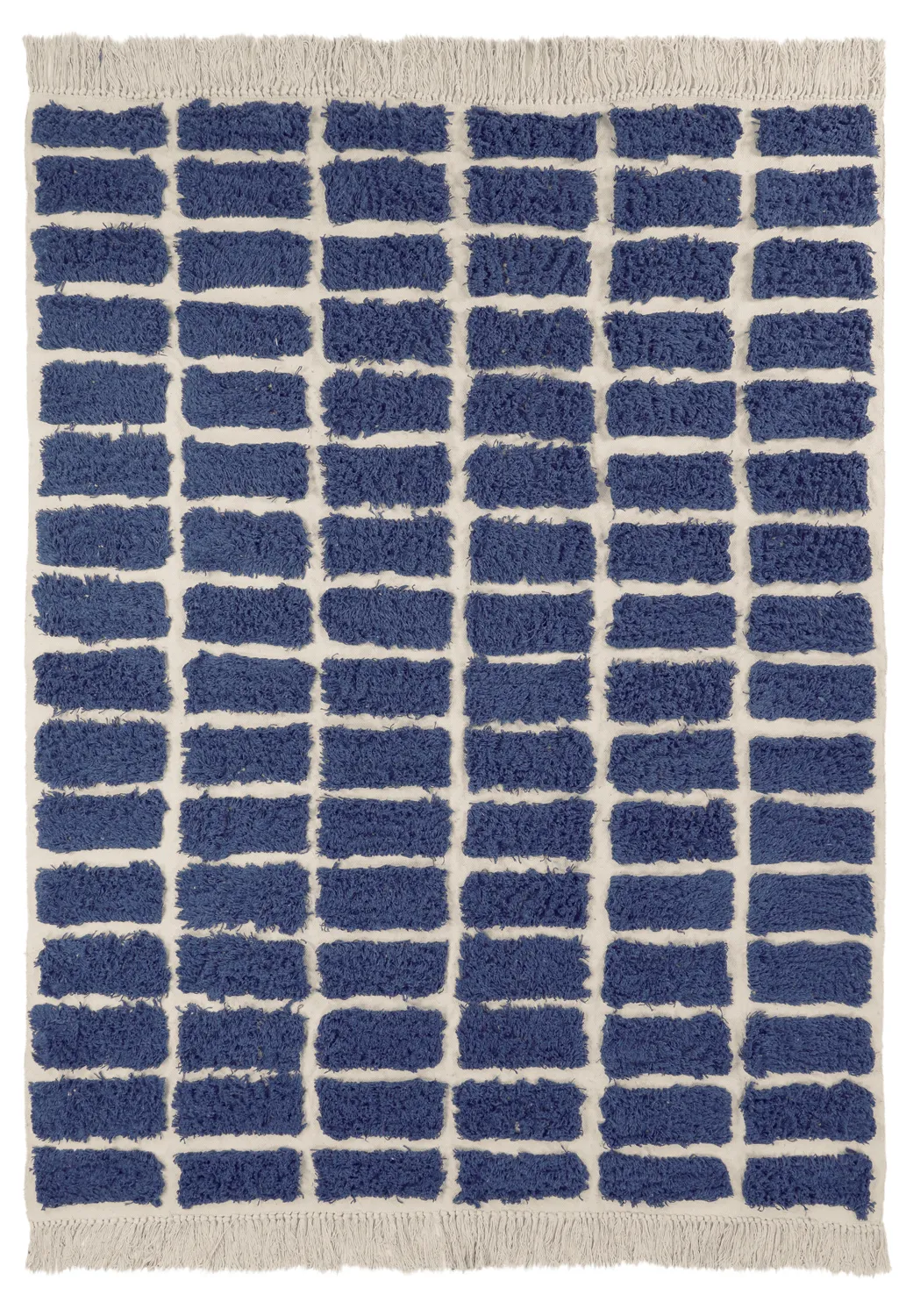 Ryetepper - Zola Natural Cotton Shaggy (blå)