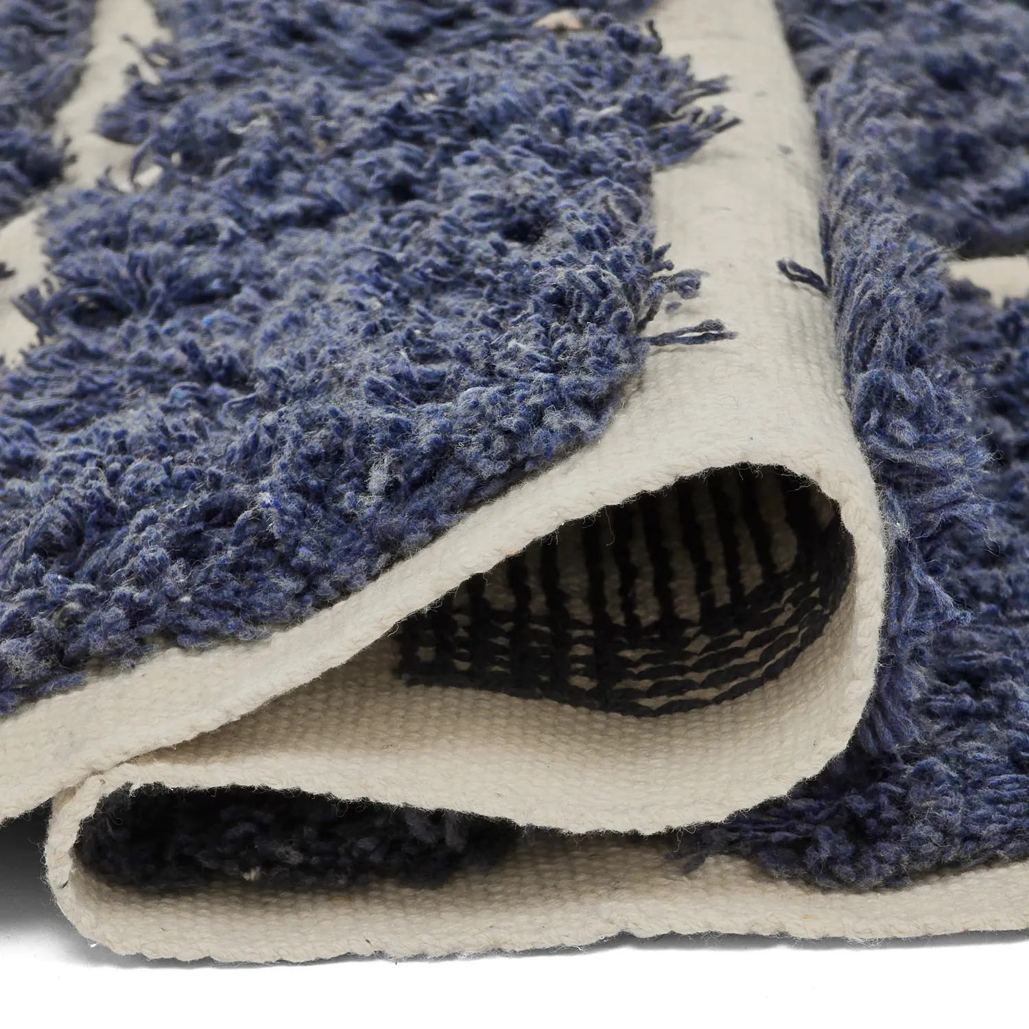 Ryetepper - Zola Natural Cotton Shaggy (blå)