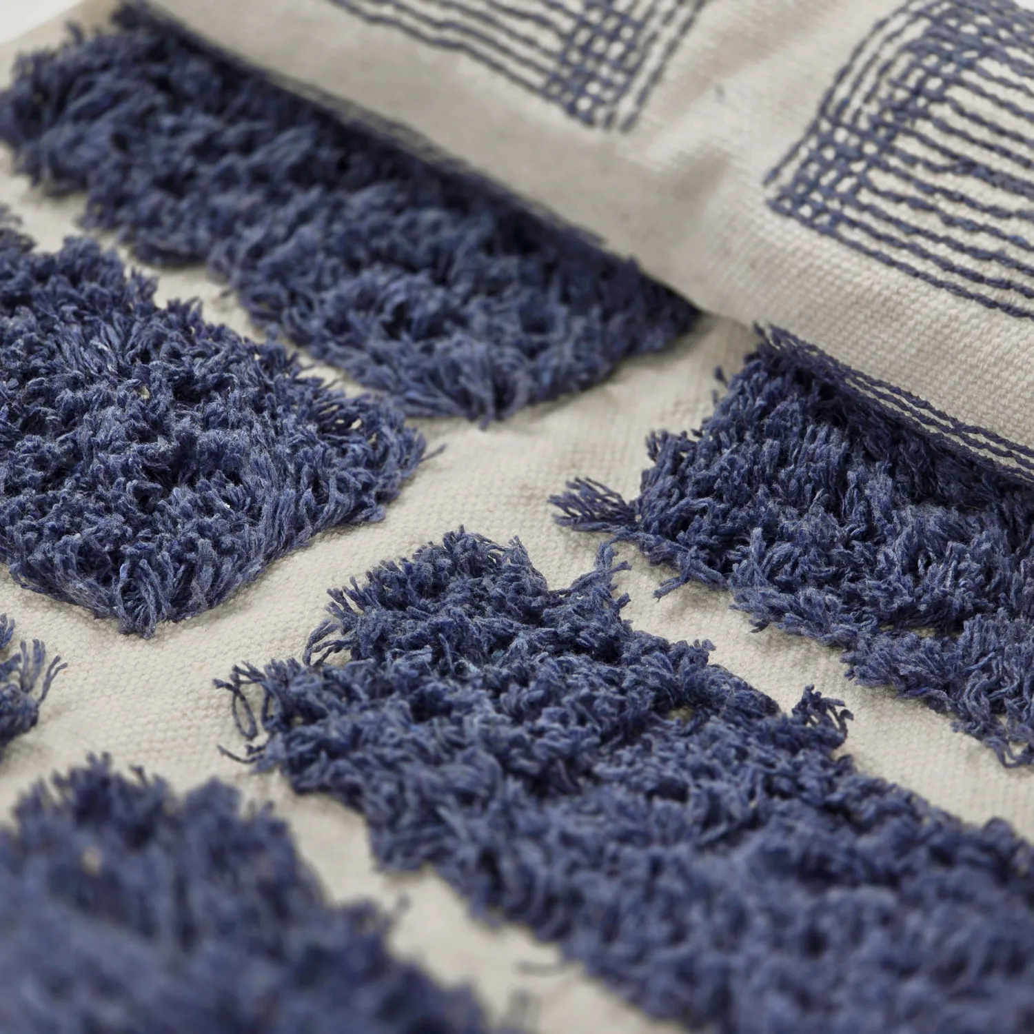 Ryetepper - Zola Natural Cotton Shaggy (blå)