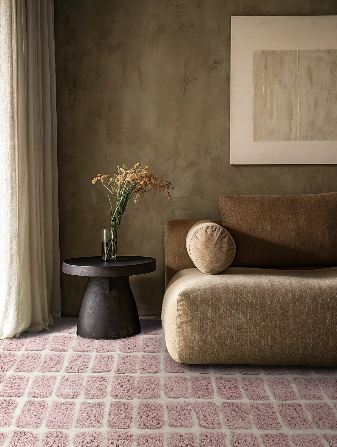 Ryetepper - Zola Natural Cotton Shaggy (rosa)