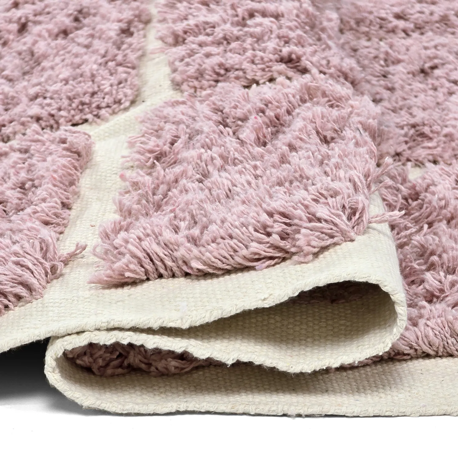 Ryetepper - Zola Natural Cotton Shaggy (rosa)