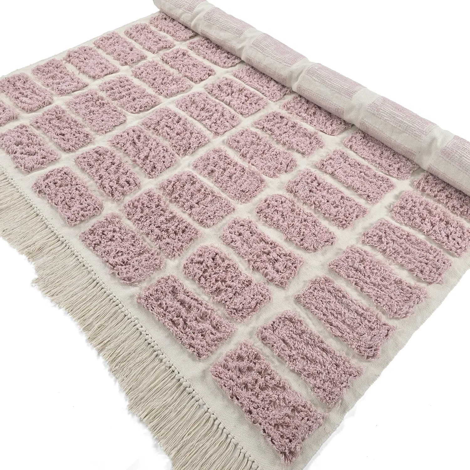 Ryetepper - Zola Natural Cotton Shaggy (rosa)