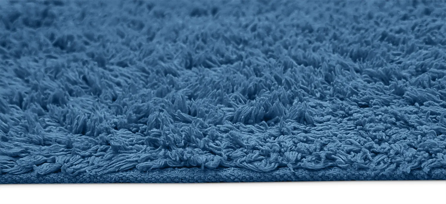 Ryetepper - Alba Natural Cotton Shaggy (blå)