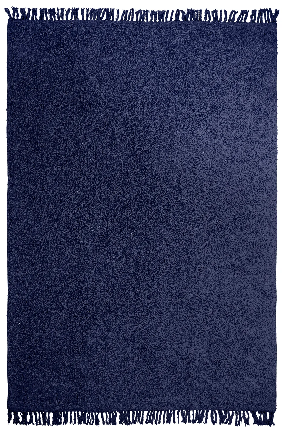 Ryetepper - Alba Natural Cotton Shaggy (mørke blå)